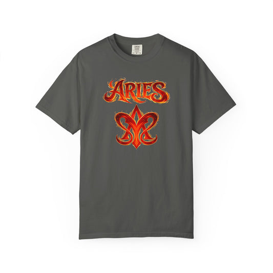 Aries Zodiac T-Shirt — Fiery Astrological Graphic Tee